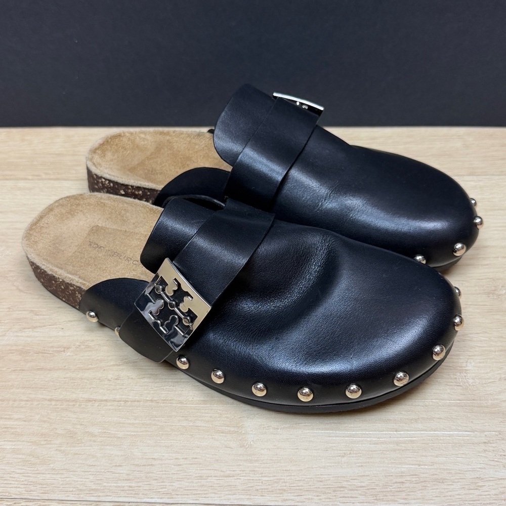 Tory Burch Mellow Stud Mule (Women) black/silver, SIZE 7 1/2 US - Picture 5 of 12